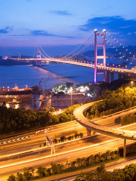 香港青马大桥 — 图库照片