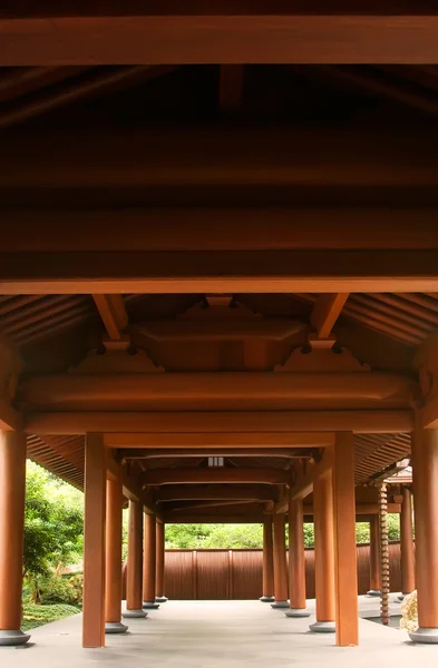 Traditionella kinesiska korridor — Stockfoto