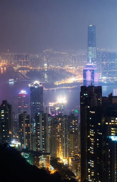Hong kong wolkenkrabber — Stockfoto