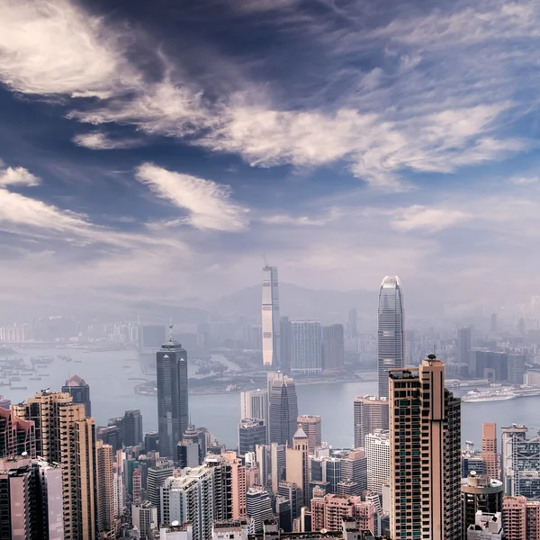 Stadtbild von Hongkong — Stockfoto