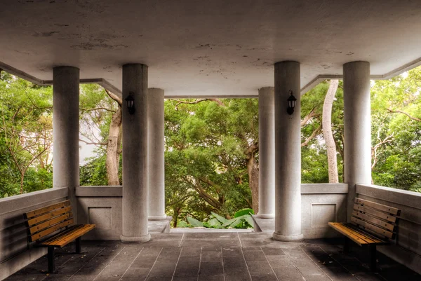 stock image Pavilion structure interior