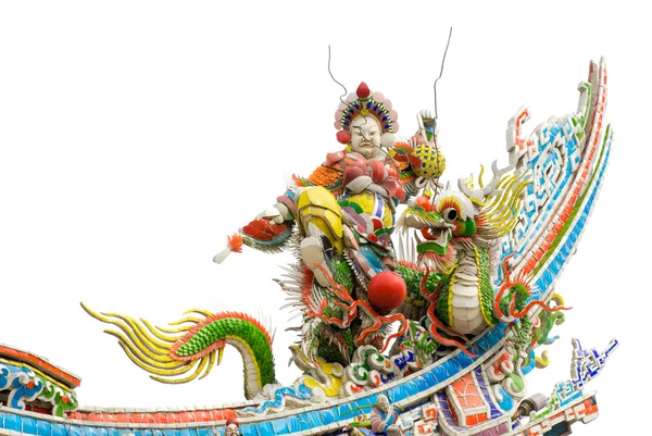 Цветной китайский бог — стоковое фото