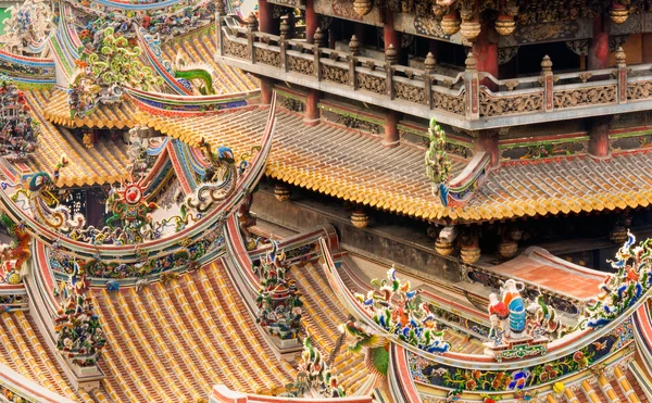 Китайський покрівлі об'ємний храм — стокове фото