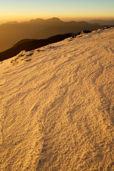 Berg zonsondergang — Stockfoto