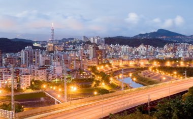 Taipei city gece