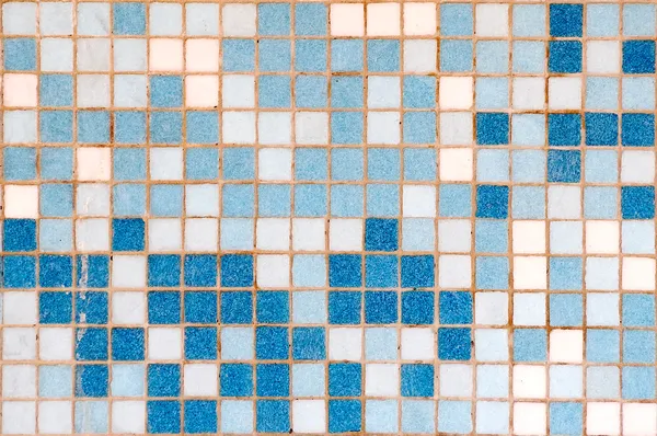 Kék-fehér mozaik — Stock Fotó