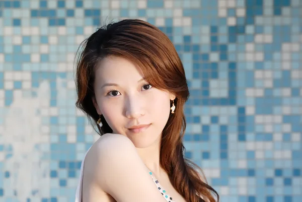 Mooie Aziatische Dame — Stockfoto