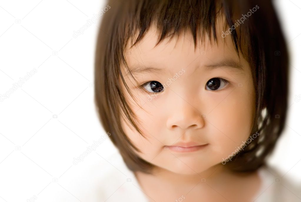 Innocent asian baby face — Stock Photo © elwynn #2161621