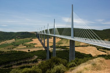 Bridge Millau clipart