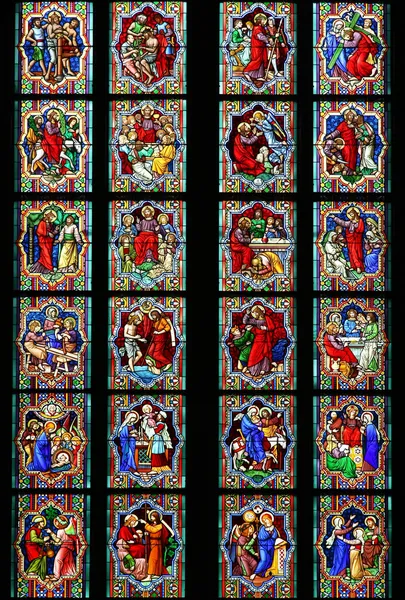 stock image Stained-glass window