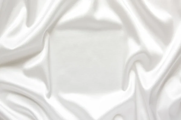 Sfondo tessile di seta bianca — Foto Stock