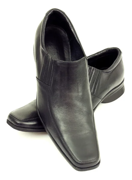 Elegant pair of black shoes — Stock Photo, Image