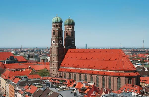 Frauenkirche munich Almanya — Stok fotoğraf