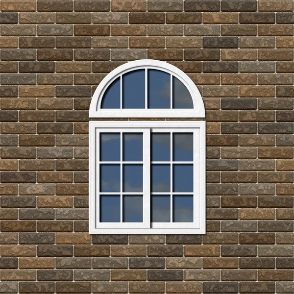Valkoinen ikkuna — kuvapankkivalokuva