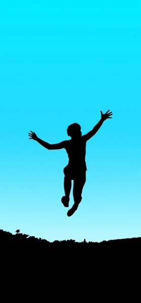 Saltando — Foto de Stock