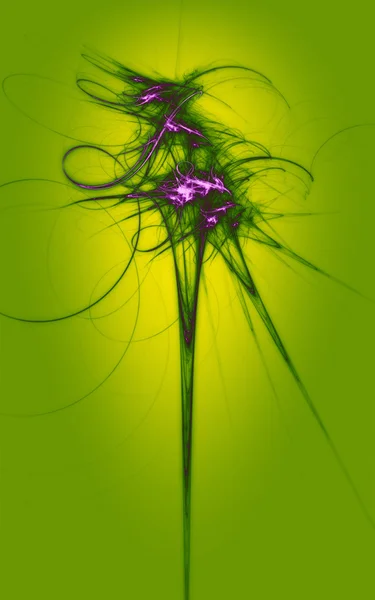 Зелений фіолетовий — стокове фото
