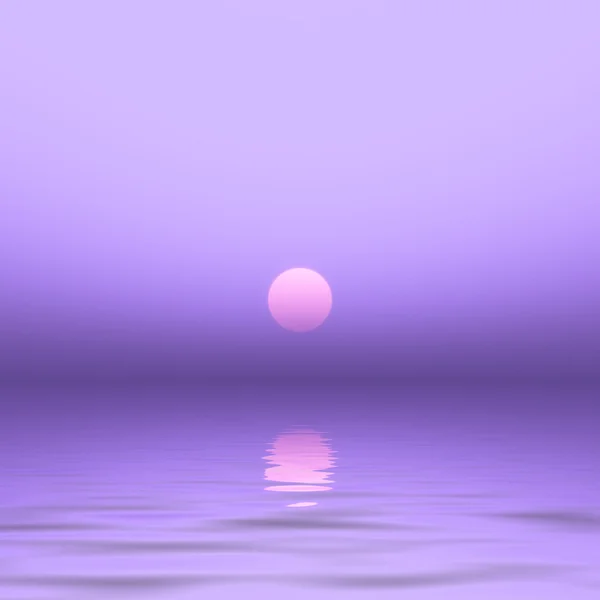 紫日 — 图库照片