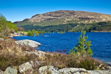 Scottish landscape clipart