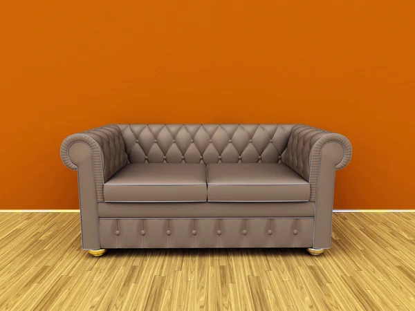 Starą sofę — Zdjęcie stockowe