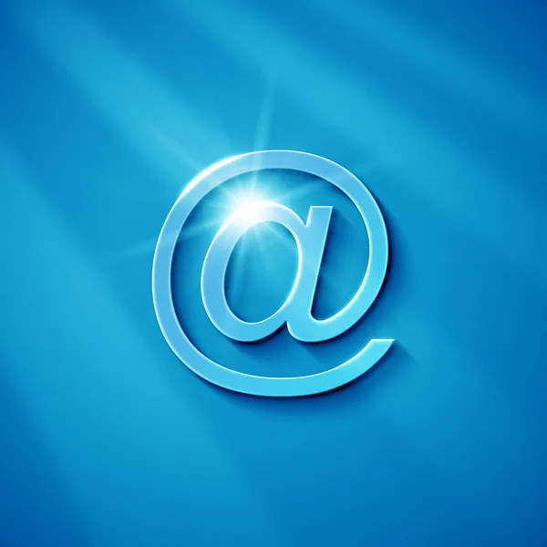 Знак электронной почты — стоковое фото