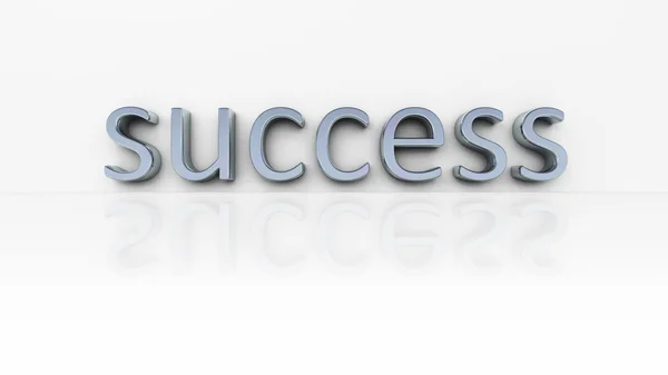 Chrome word success — Stock Photo, Image