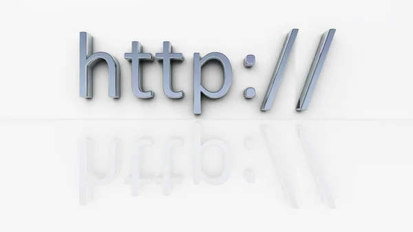 Parola Chrome http — Foto Stock