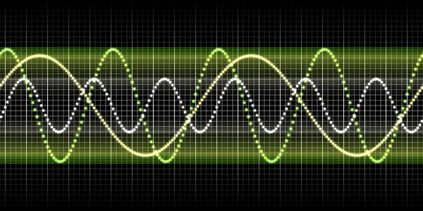 Ses dalgası grafiği — Stok fotoğraf
