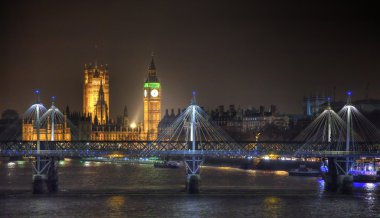 London by night clipart