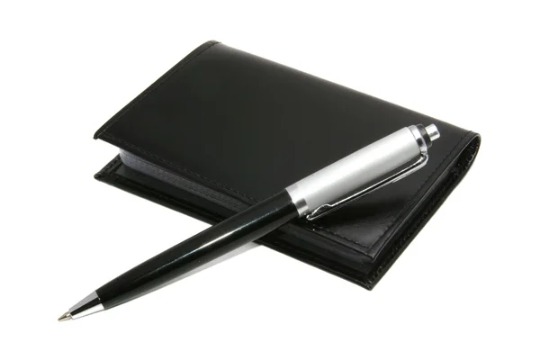 Stock image Pen and notepad