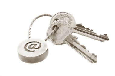 E-mail keys clipart