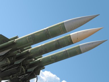 Anti-aircraft missiles clipart
