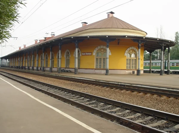 Small railway station — Stock Photo, Image