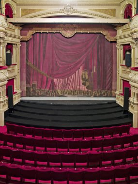 Luxurious theather hall clipart