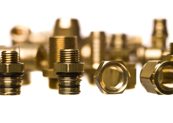 Heating and sanitation screws — Stock Photo, Image