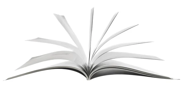 Verplaatsen van pagina's in een boek — Stockfoto