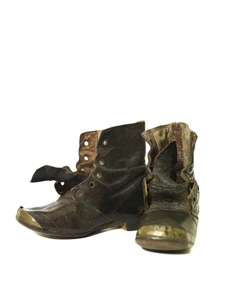 Zapatos vintage usados — Foto de Stock
