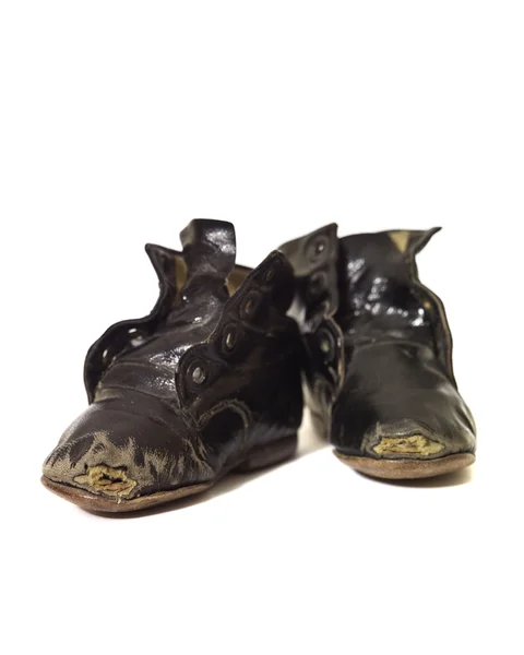 Worn sapatos vintage — Fotografia de Stock