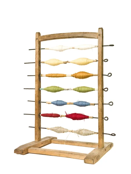 Kolorowe nici — Zdjęcie stockowe