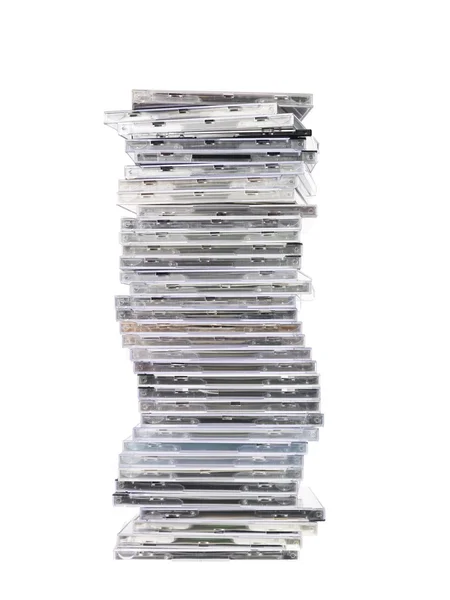 Stack of cd 's — стоковое фото