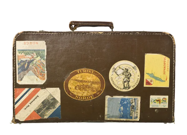 Retro walizka — Zdjęcie stockowe