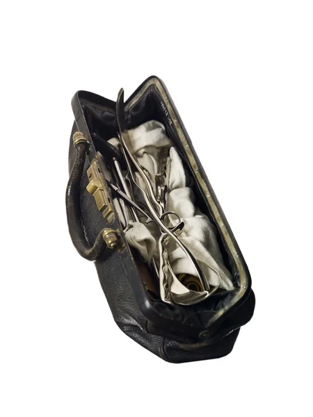 Retro doktor çantası — Stok fotoğraf