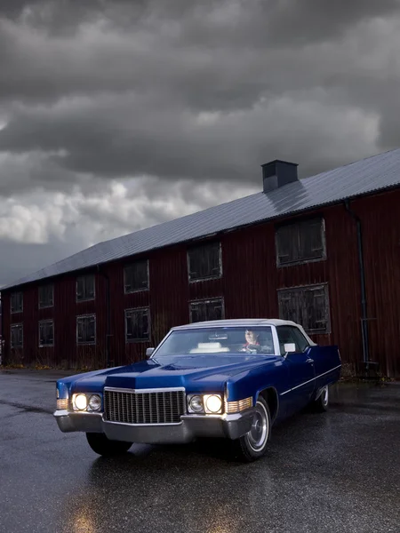 Cadillac azul — Foto de Stock