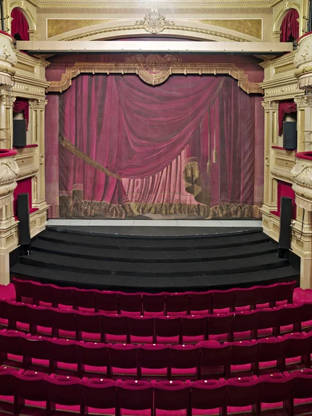 Sala teatru luksusowe — Zdjęcie stockowe