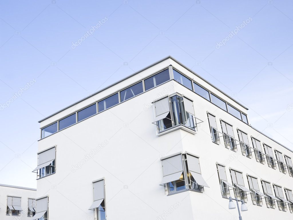 Modern white building
