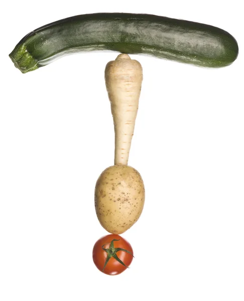039; T' gjord av grönsaker — Stockfoto