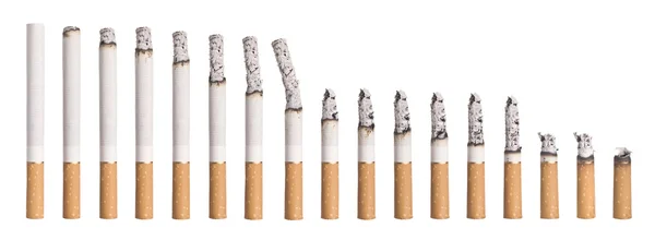 Tidsinställd - brinnande cigarett — Stockfoto