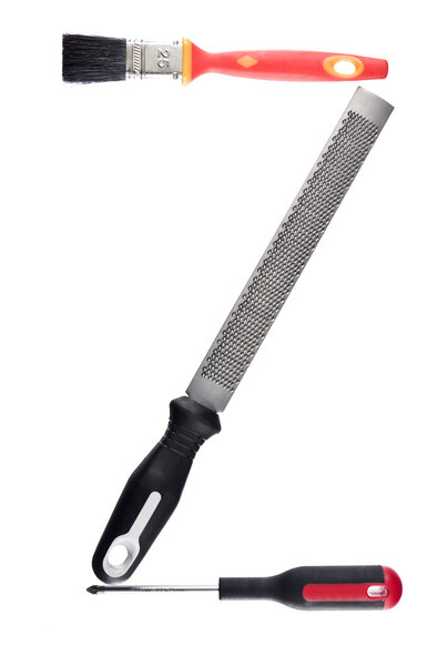 Letter 'Z' made of tools