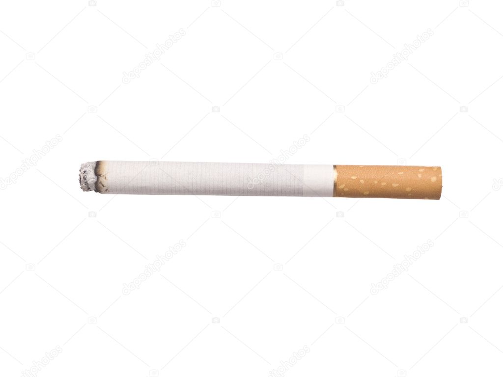 Lit cigarette