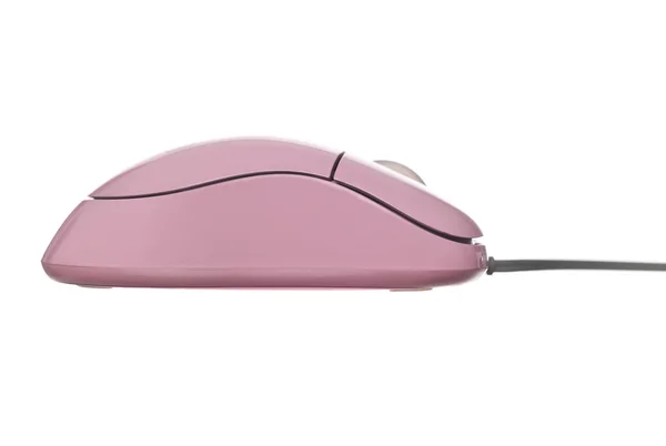 Mysz komputerową różowy — Zdjęcie stockowe
