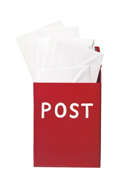 Casella postale rossa — Foto Stock